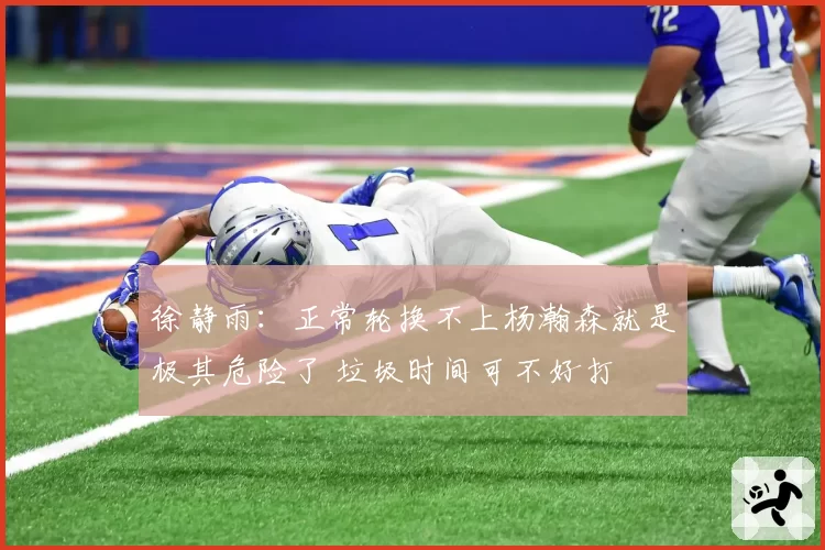 徐静雨：正常轮换不上杨瀚森就是极其危险了 垃圾时间可不好打